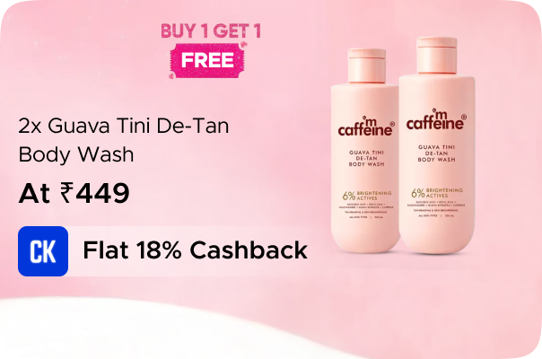 mCaffeine: Buy 2 X Guava Tini De-Tan Body Wash - 300
